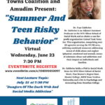 Saving Lives Five Towns Coalition/Amudim - Summer Lecture Series - Part 1 - Summer and Teen Risky Behavior/Dr. Faye Zakheim Presenter