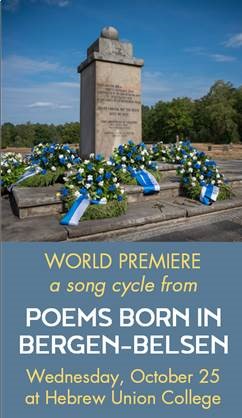 Songs on \"Poems Born in Bergen-Belsen\" classical concert